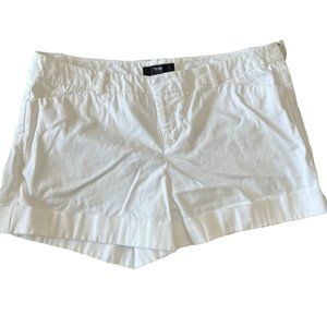 Mossimo Stretch 14 Short Fit 3 White